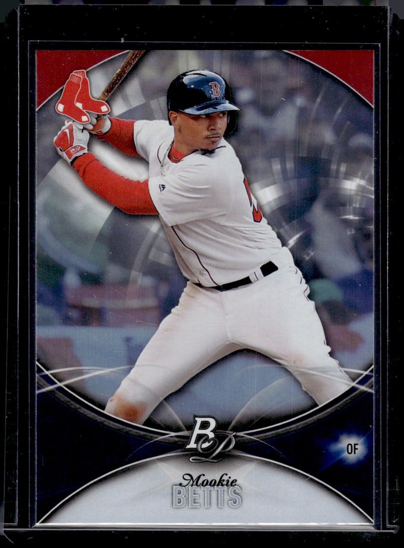 Mookie Betts 2016 Bowman Platinum #39 Red Sox, Dodgers: Bowman Baseball MLB Trading & Sports Cards, Sports Cards for Sale Near Me, World Series & Hall of Fame Players, SP, SSP, Chrome, 1st Bowman, Auction Memorabilia Lots Sold On Line