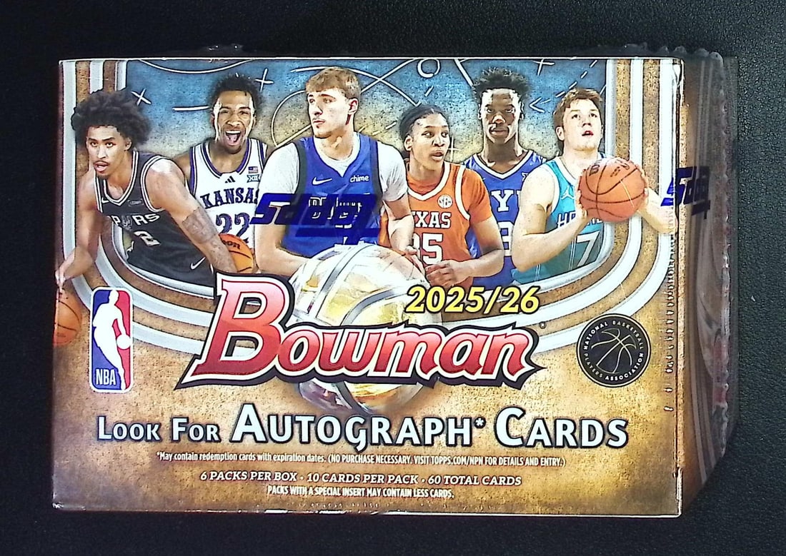 2025-26 Bowman Basketball Blaster Box - Cooper Flagg & Kon Knueppel Rookie Cards: Bowman Basketball NBA Trading & Sports Cards, Sports Cards for Sale Near Me, Champion and Hall of Fame Players, Auction Lots for Sale On Line