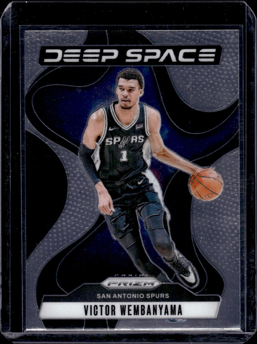 Victor Wembanyama Deep Space 2024-25 Panini Prizm #2 San Antonio Spurs: Panini Select, Prizm, Mosaic, Contenders, Revolution, Phoenix, NBA Hoops, Rookie NFL Sports Trading Cards, Silver, SP, SSP, Wave Prizms, Numbered Cards, Basketball sports Cards for Sale Near Me, NBA C