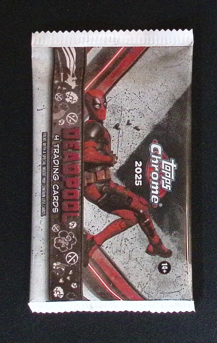 2025 Topps Chrome Marvel Deadpool Value/Blaster Box Pack (1 of 1)