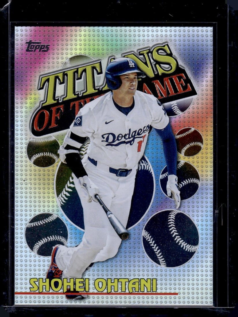Shohei Ohtani Titans of the Game 2026 Topps #TOG-1 Los Angeles Dodgers: Topps Baseball MLB Trading & Sports Cards, Sports Cards for Sale Near Me, World Series & Hall of Fame Players Memorabilia, Refractors, X-Fractors, Numbered, SP, SSP, Valuable Auction Memorabilia Lots 