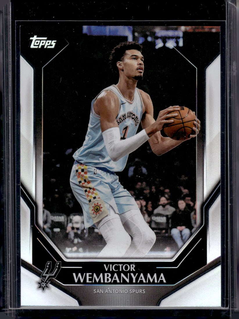Victor Wembanyama 2026 Topps Collector's Kit #NBA-7 San Antonio Spurs: Topps Basketball NBA Trading & Sports Cards, Sports Cards for Sale Near Me, Chrome, Refractor, SP, SSP, Valuable Auction Memorabilia Lots Sold On Line, NBA Championship & Hall of Fame Player Cards