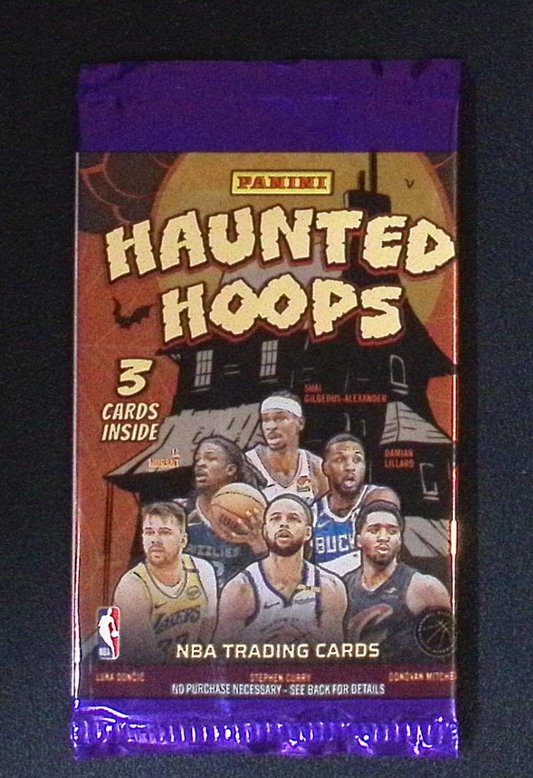 2024 Panini Haunted Hoops Basketball Retail Box Pack: Panini Basketball NBA Trading & Sports Cards, Sports Cards for Sale Near Me, Anthony Edwards, Jayson Tatum, Steph Curry, Panini Numbered Cards, Cracked Ice, Silver Prizm, Auction Lots for Sale on Line