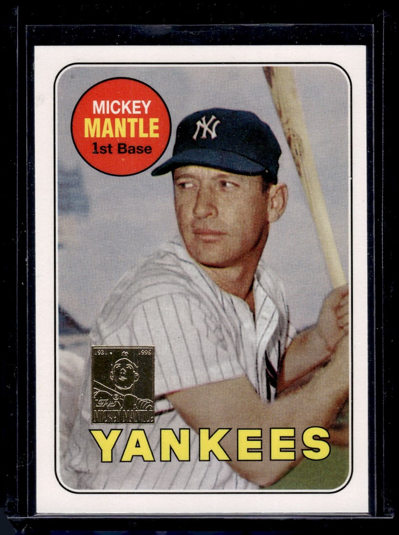 Mickey Mantle 1996 Topps Commemorative Set #500 New York Yankees (1 of 2)
