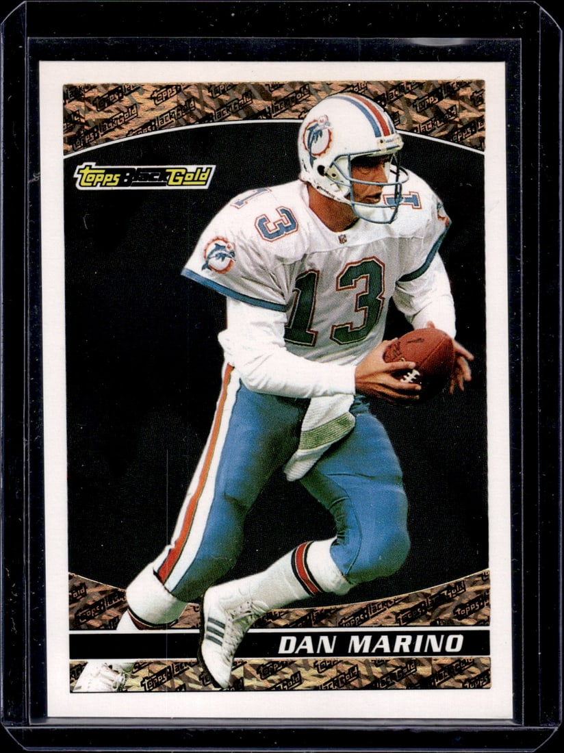 Dan Marino 1993 Topps Black Gold #33 Miami Dolphins (1 of 2)