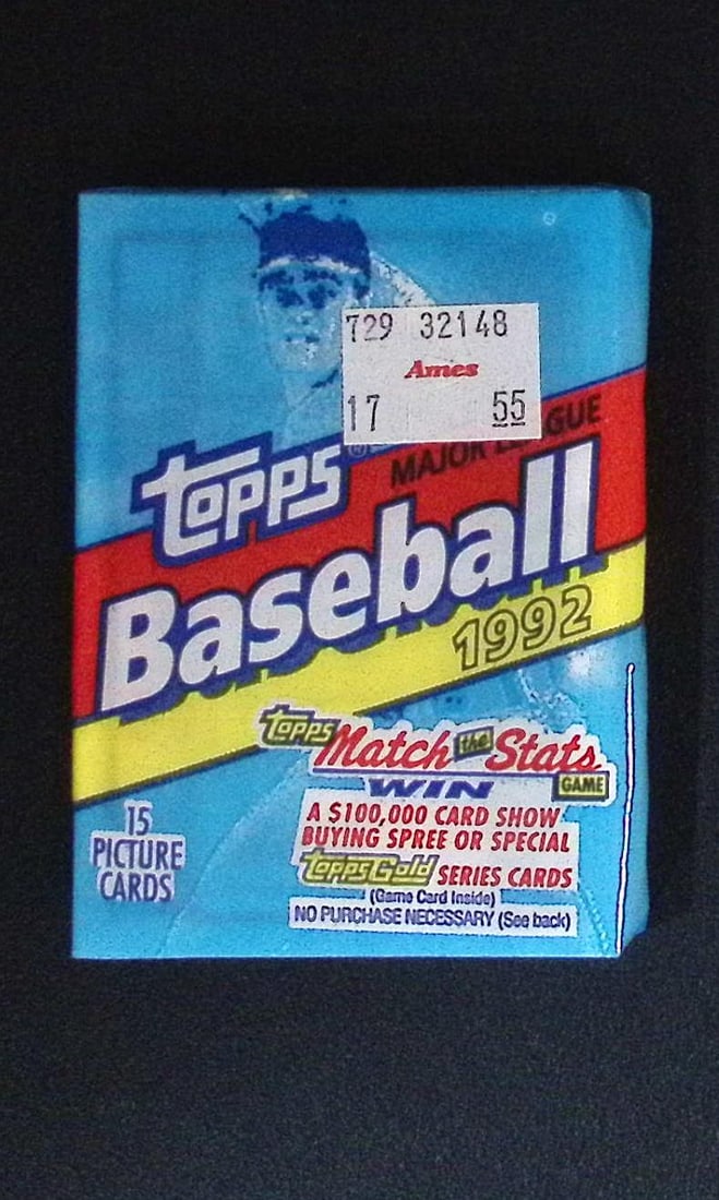 1992 Topps Vintage Series 1 Baseball Cards RETAIL BOX WAX PACK, Sports Cards Rookie Cards (1 of 1)