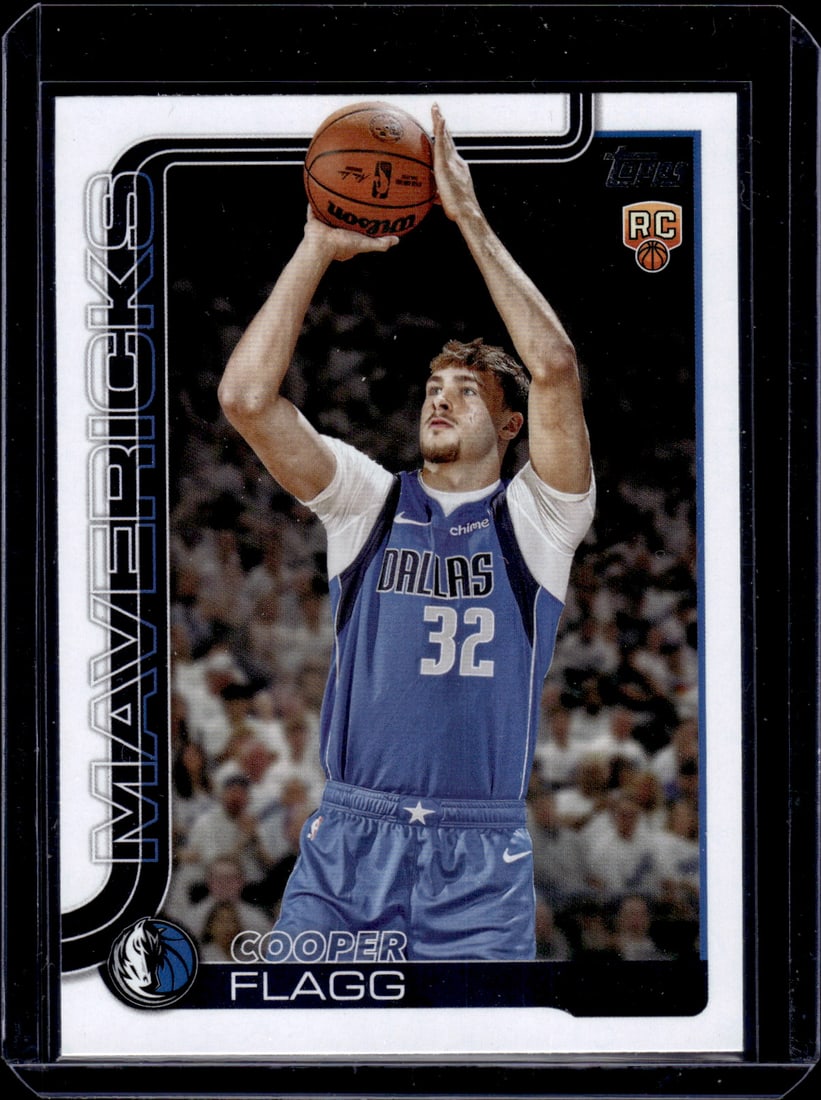 Cooper Flagg Rookie Card 2025-26 Topps #201 Dallas Mavericks: Topps Basketball NBA Trading & Sports Cards, Sports Cards for Sale Near Me, Chrome, Refractor, SP, SSP, Valuable Auction Memorabilia Lots Sold On Line, NBA Championship & Hall of Fame Player Cards
