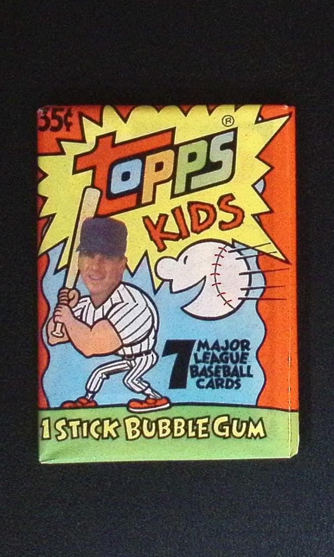 1992 Topps Vintage KIDS Series 1 Baseball Cards RETAIL BOX WAX PACK, Sports Cards Rookie Cards: Topps Vintage Rookie Basseball MLB Trading & Sports Cards, Old Baseball and Sports Cards For Sale Near Me, World Series Players, Hall of Fame Stars, Nolan Ryan, Ryne Sandberg, Bo Jackson, Don Mattingl