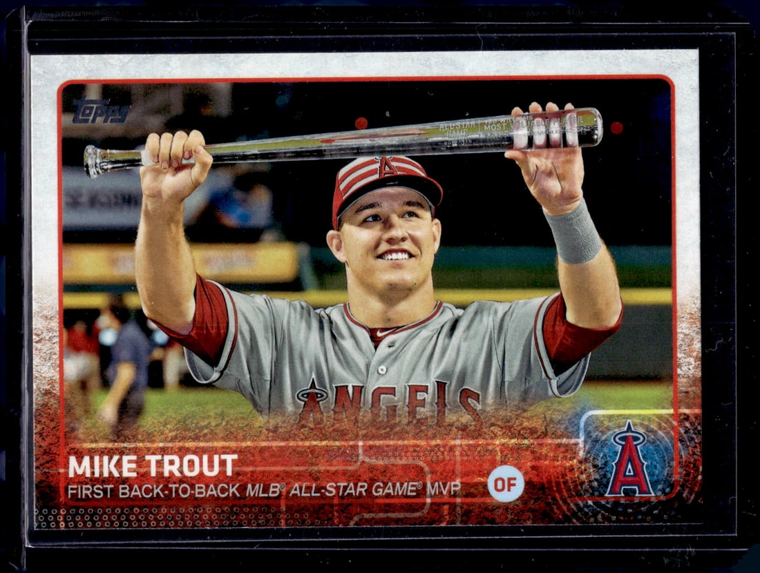 Mike Trout 2015 Topps Update #US227 Los Angeles Angels (1 of 2)