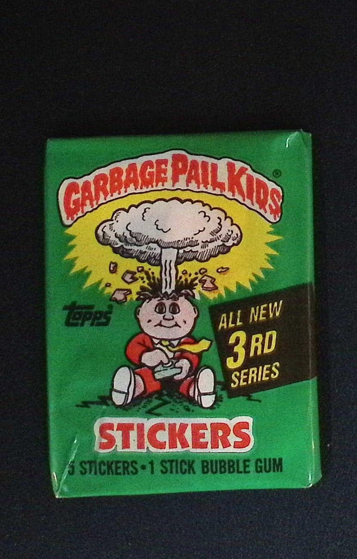 1986 Topps Vintage Garbage Pail Kids Retail Box Wax Pack - 3rd Series (1 of 1)