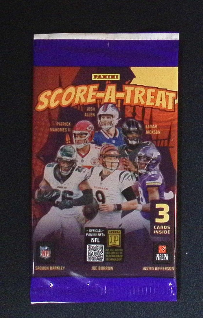 2025 Panini Score A Treat Football Cards Retail Pack, Sports Cards Cam Ward, Travis Hunter, Shedeur (1 of 1)