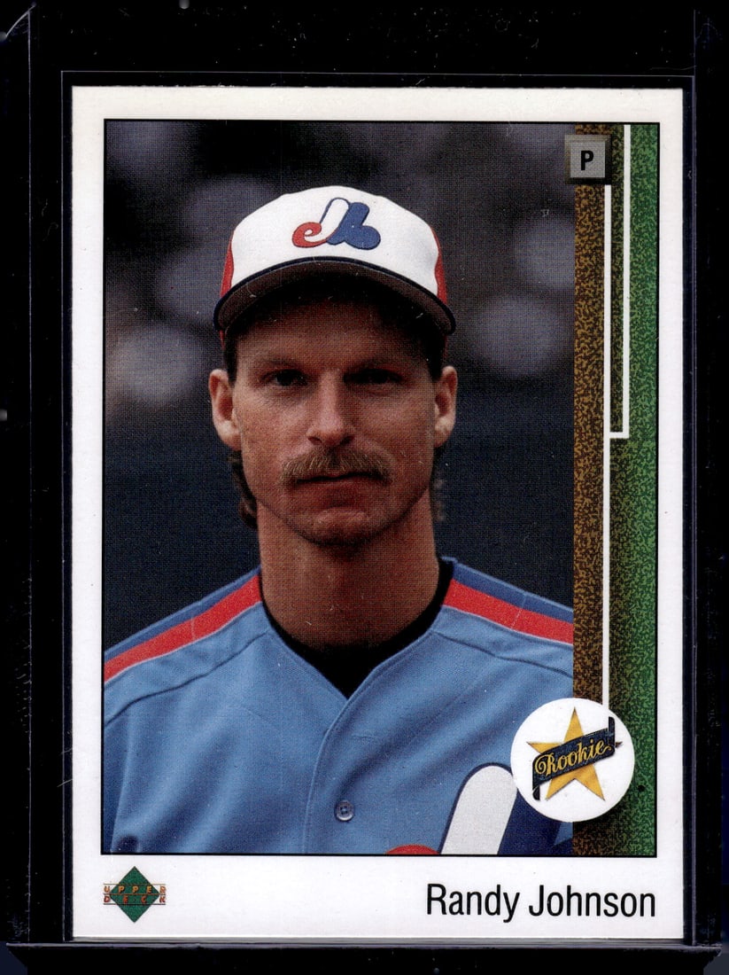 Randy Johnson Rookie Card 1989 Upper Deck #25 Montreal Expos (1 of 2)