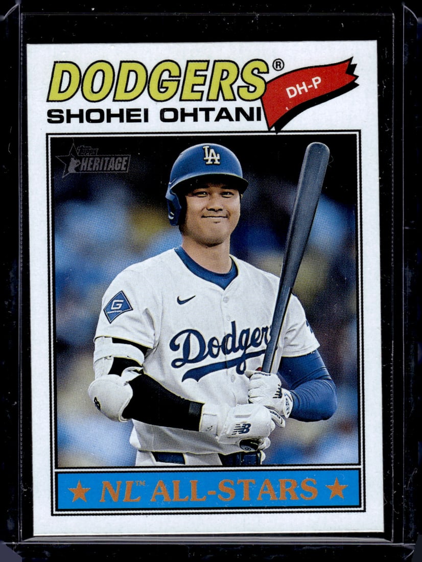 Shohei Ohtani NL All-Stars 2026 Topps Heritage #290 Los Angeles Dodgers: Topps Baseball MLB Trading & Sports Cards, Sports Cards for Sale Near Me, World Series & Hall of Fame Players Memorabilia, Refractors, X-Fractors, Numbered, SP, SSP, Valuable Auction Memorabilia Lots 