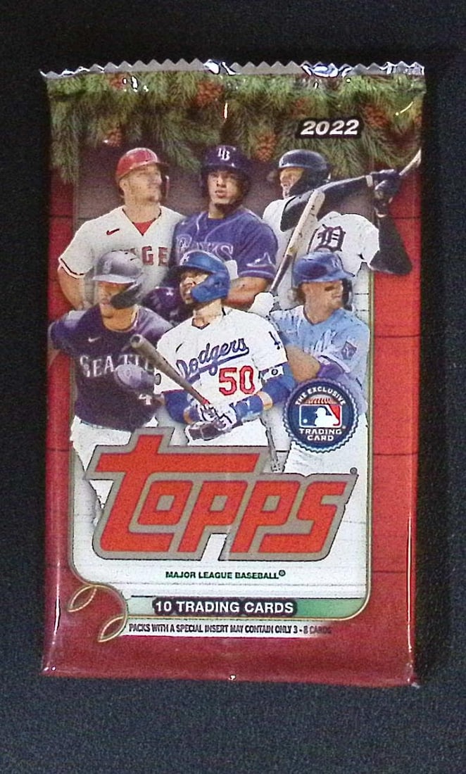 2022 Topps Holiday Baseball MEGA BOX PACK: Factory Sealed Topps Baseball MLB Trading & Sports Cards, Rookie Cards in this set are James Wood, Dylan Crews, Speckled, SP, SSP, Variations, Autographs, Chrome, Refractors, 1976 Topps, Sports Cards 