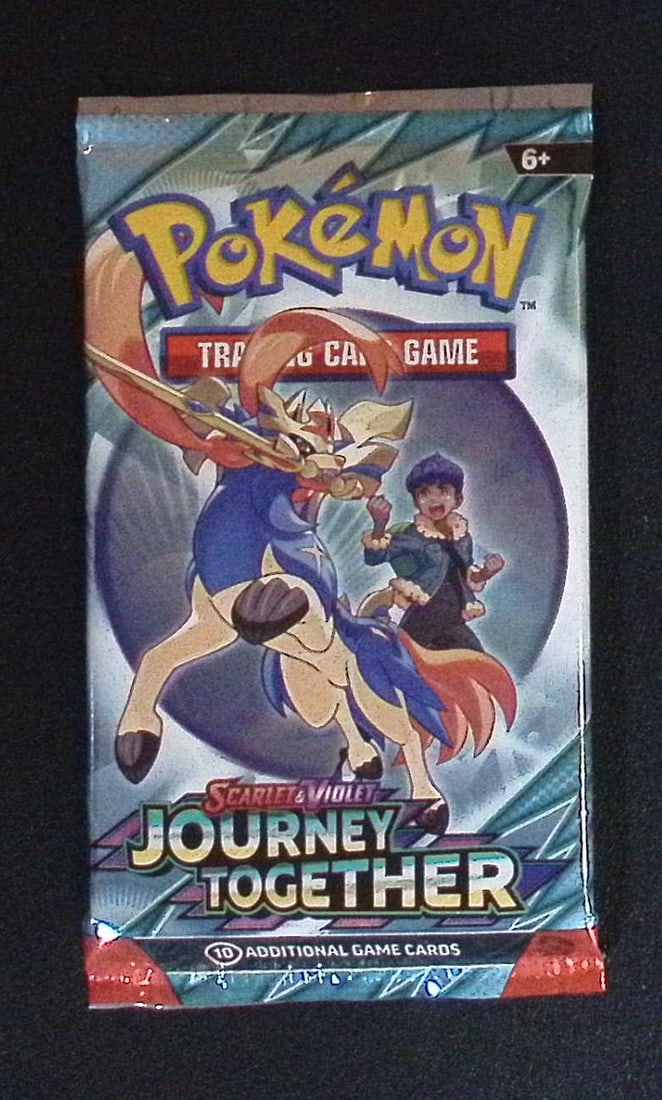 2025 Pokemon Scarlet & Violet Journey Together 10 Card TCG Booster Pack Charizard (1 of 1)
