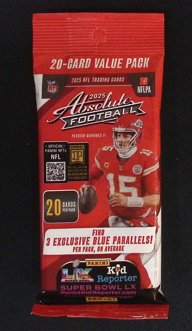 2025 Panini Absolute Football HANGER VALUE PACK- RC: Jaxson Dart, Emeka Egbuka: Panini Rookie Football NFL Trading & Sports Cards, Rookie Cards in This Set are Jaxson Dart, Cam Ward, Shedeur Sanders, Cam Skattebo, Travis Hunter, Football & Sports Cards for Sale Near Me, Silver, W