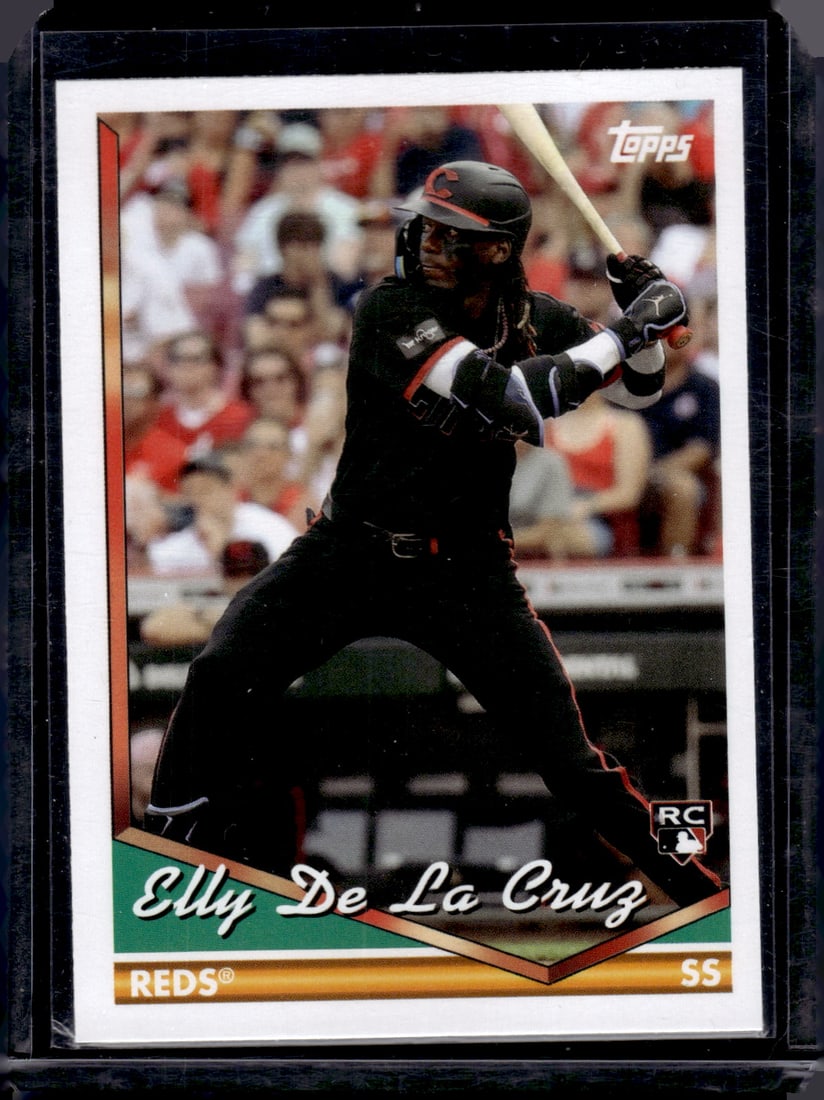 Elly De La Cruz Rookie Card 2024 Topps Archives #300 Cincinnati Reds: Topps Baseball MLB Trading & Sports Cards, Sports Cards for Sale Near Me, World Series & Hall of Fame Players Memorabilia, Refractors, X-Fractors, Numbered, SP, SSP, Valuable Auction Memorabilia Lots 