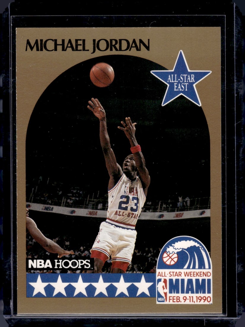 Michael Jordan 1990-91 NBA Hoops #5 Chicago Bulls (1 of 2)