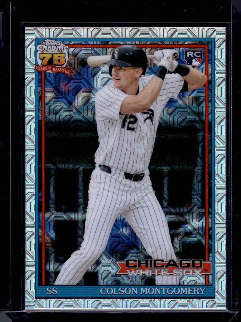 Colson Montgomery Rookie Card Silver Pack Mojo 2026 Topps #91C-27 White Sox: Topps Chrome Baseball MLB Trading & Sports Cards, Sports Cards for Sale Near Me, World Series & Hall of Fame Players Memorabilia, Refractors, X-Fractors, Numbered, SP, SSP, Valuable Auction Memorabili