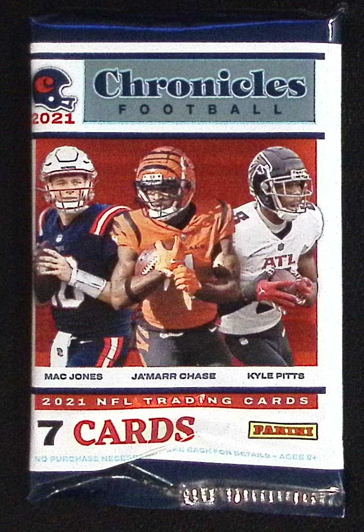 2021 Panini Chronicles Football Card BLASTER BOX PACK: Panini Football NFL Trading & Sports Cards, Sports Cards for Sale Near Me, Brock Purdy, Josh Allen, Patrick Mahomes, Aaron Rodgers, Joe Burrow, JaMarr Chase, Auction Football Lots for Sale on Line, Su