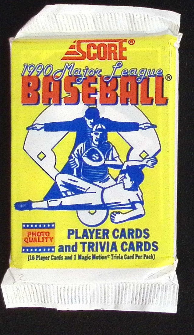 1990 Score Series 1 Vintage Baseball Cards Retail Box Pack Sports Cards (1 of 1)