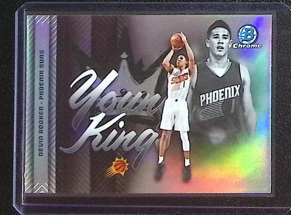 Devin Booker Young Kings Refractor 2025-26 Bowman Chrome #YK-13 Phoenix Suns (1 of 2)