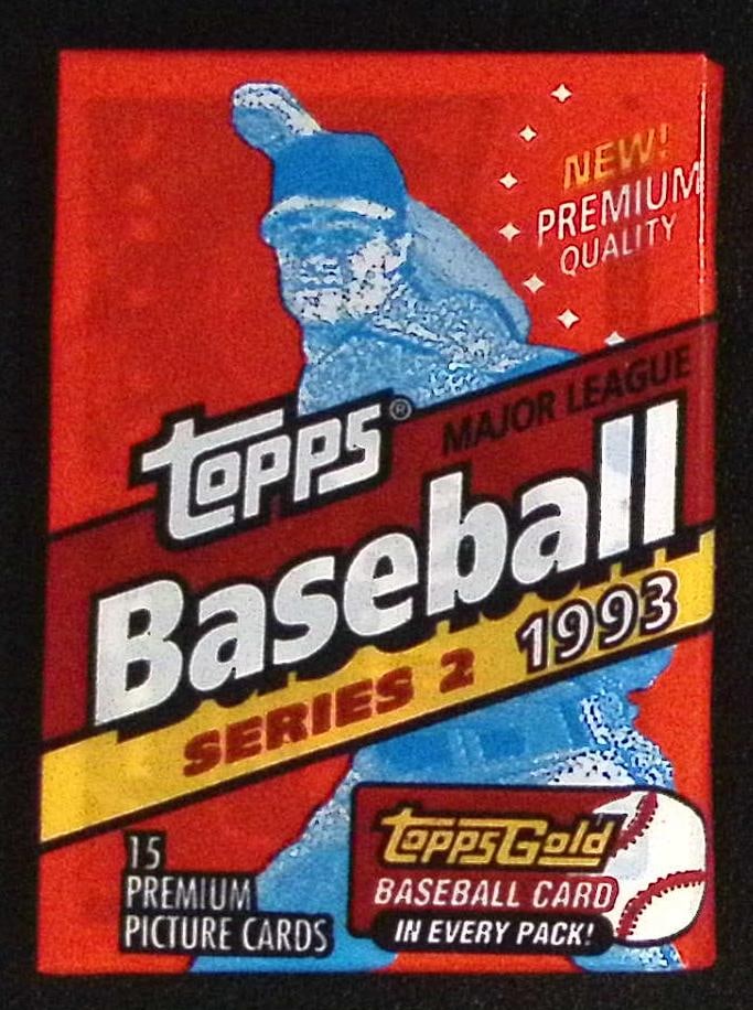 1993 Topps Vintage Series 2 Baseball Card Retail Box Wax Pack: Vintage Valuable Topps Baseball MLB Trading & Sports Cards, Robin Yount, George Brett, Rickey Henderson, Nolan Ryan, Old Sports Cards for Sale Near Me, World Series & hall of Fame Players, Auction Mem