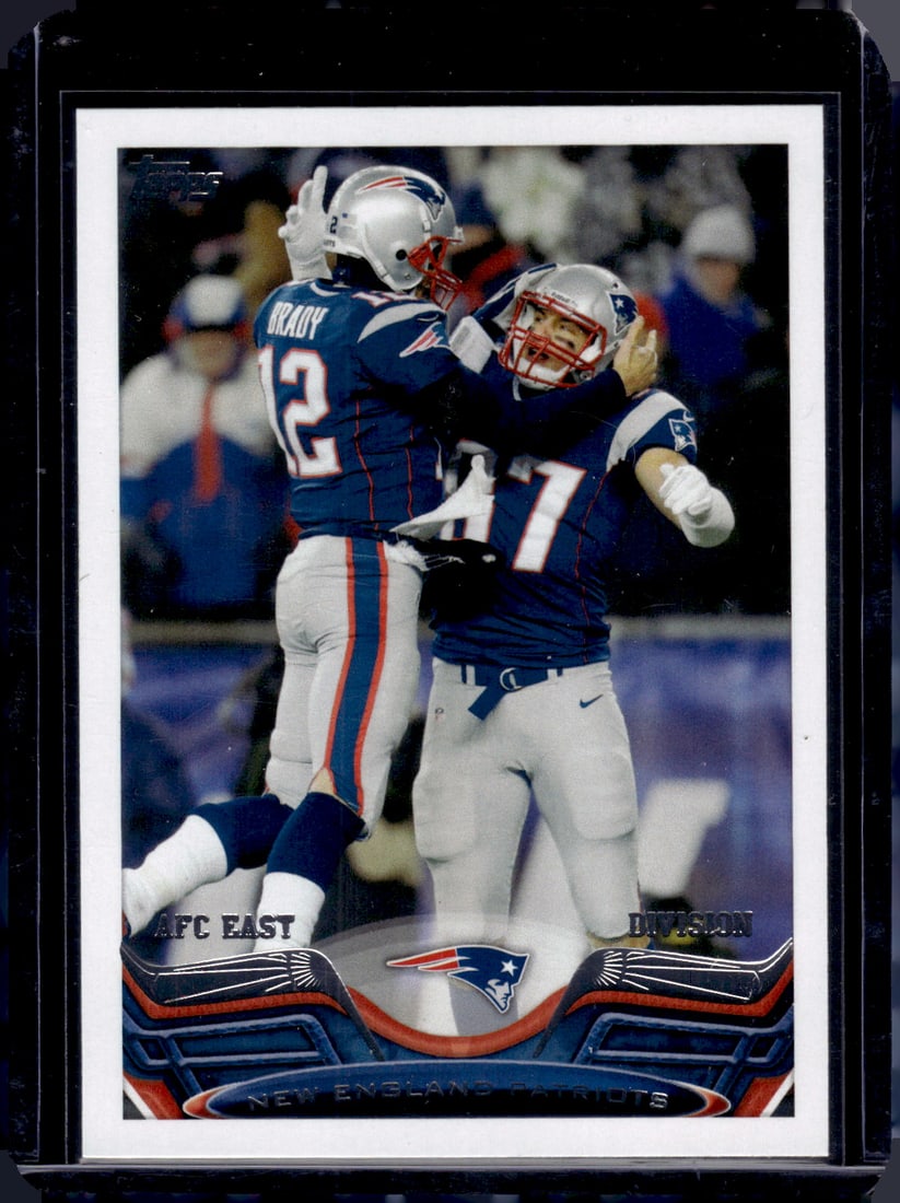Tom Brady/Rob Gronkowski New England Patriots 2013 Topps #369: Topps Football NFL Trading Sports Cards, Sports Cards for Sale Near Me, Super Bowl & Hall of Fame Player Cards, Resurgence, Composite, SP, SSP, Valuable Auction Memorabilia Lots For Sale On Line
