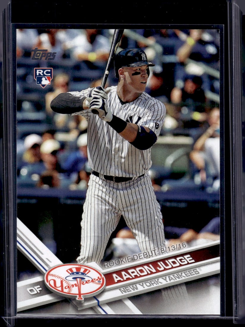 Aaron Judge Rookie Card 2017 Topps Update #US99 New York Yankees: Topps Baseball MLB Trading & Sports Cards, Sports Cards for Sale Near Me, World Series & Hall of Fame Players Memorabilia, Refractors, X-Fractors, Numbered, SP, SSP, Valuable Auction Memorabilia Lots 