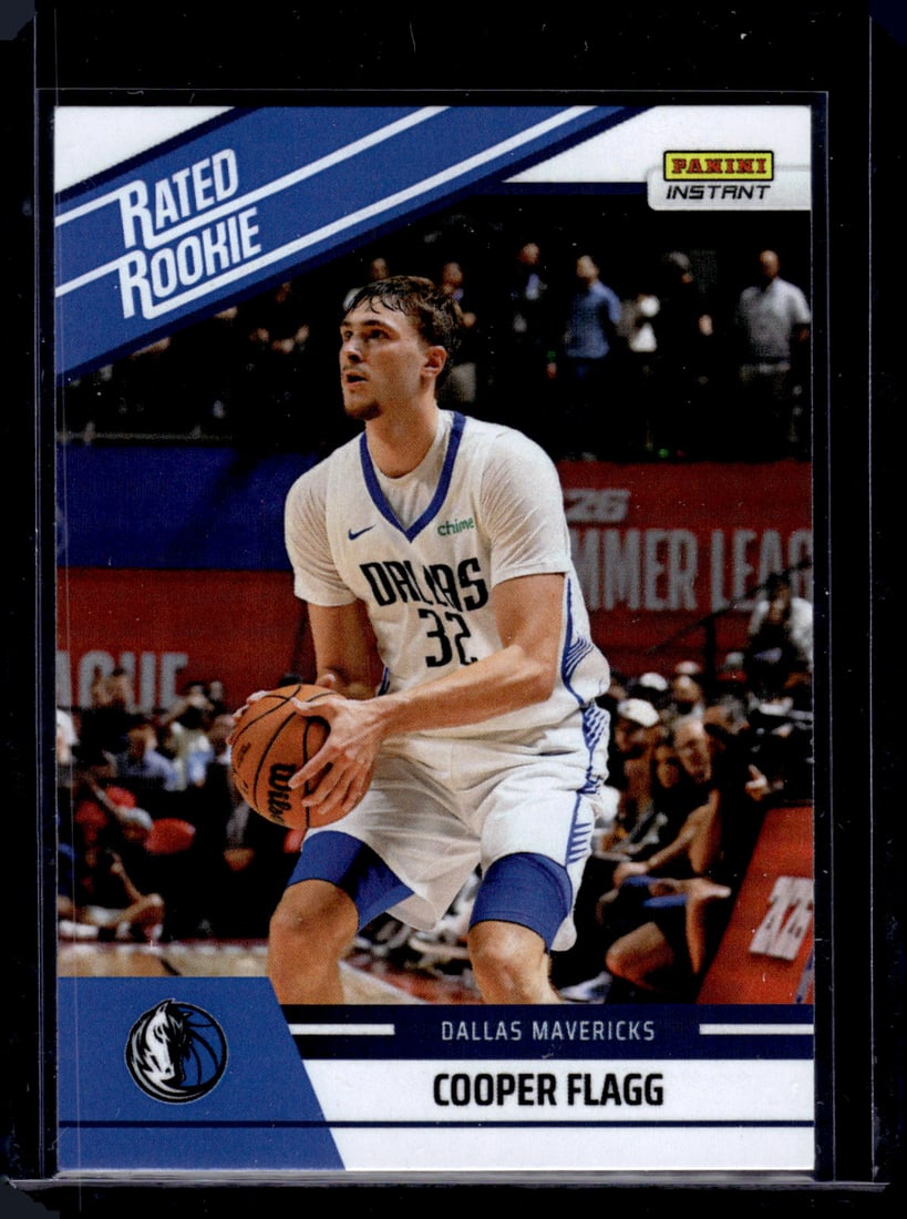 Cooper Flagg Rookie Card Retro /14417 2025-26 Panini Instant #RRR-66 Mavericks: Panini Select, Prizm, Mosaic, Contenders, Revolution, Phoenix, NBA Hoops, Rookie NFL Sports Trading Cards, Silver, SP, SSP, Wave Prizms, Numbered Cards, Basketball sports Cards for Sale Near Me, NBA C
