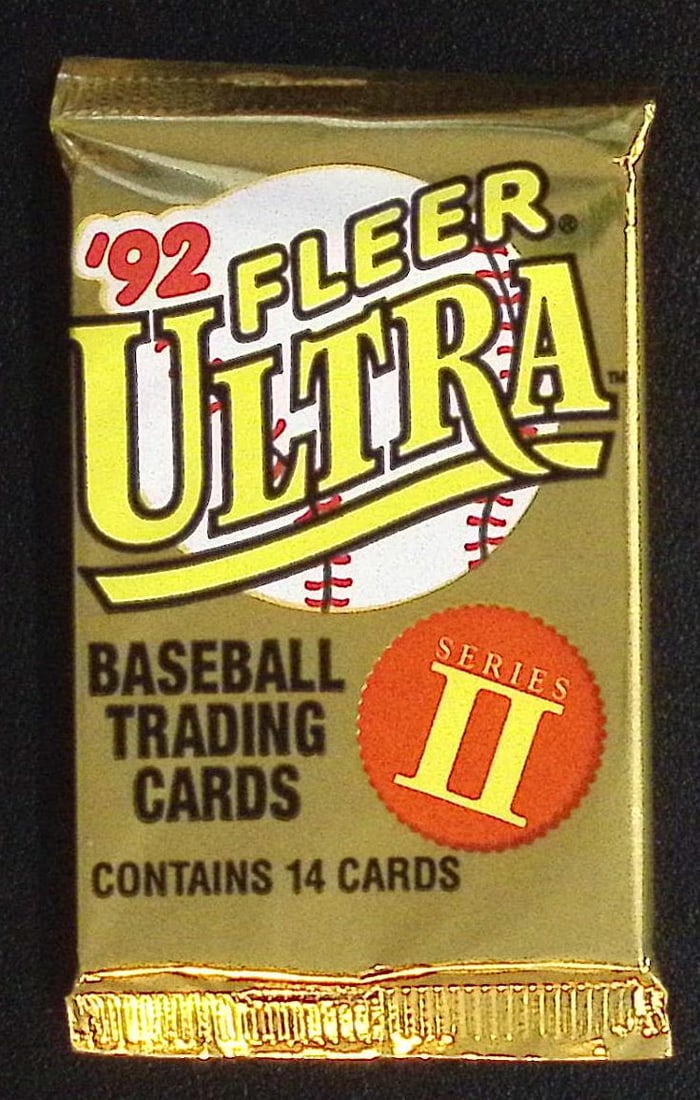 1992 Fleer Ultra Series II Baseball Cards Retail Box Pack Sports Cards MLB Trading Cards Rookie: Fleer Vintage Baseball MLB Trading & Sports Cards, World Series & Hall of Fame Players, Old Sports Cards for Sale Near Me, Valuable Auction Memorabilia Lots For Sale On Line, Tony Gwynn, Rickey Hender