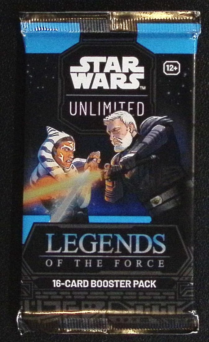 Star Wars Unlimited Legends of the Force 16 Card Booster Pack: 1 Rare or Legendary per Pack (1 of 1)