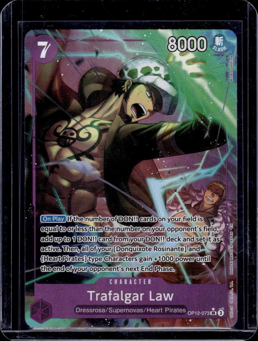 One Piece Legacy of the Master Trafalgar Law Alt Art SR OP12-073 (1 of 2)