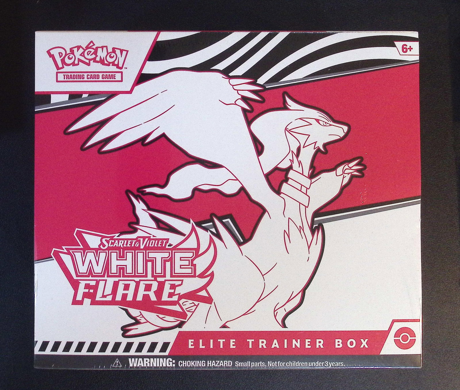Pokemon Scarlet & Violet White Flare Elite Trainer Box, Charizard, Pikachu, Holo (1 of 2)