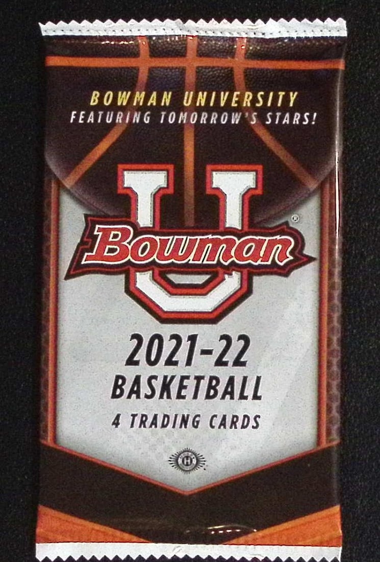 2021-'22 Bowman U Basketball Hobby Box Pack: Bowman Basketball NBA Trading & Sports Cards, Sports Cards for Sale Near Me, Champion and Hall of Fame Players, Auction Lots for Sale On Line