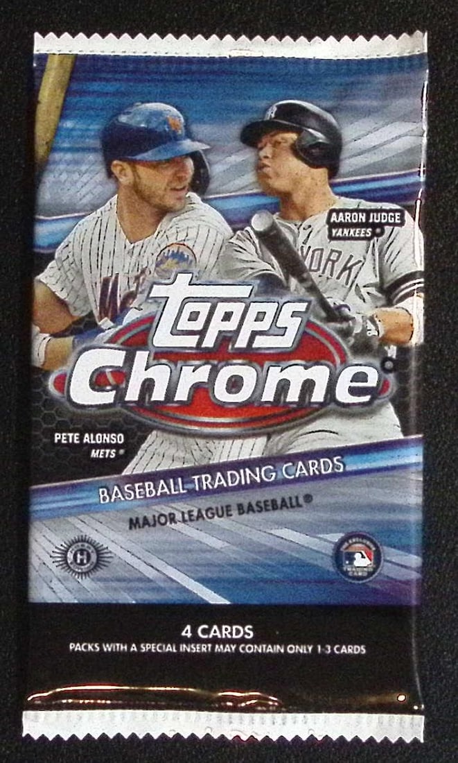 2020 Topps Chrome Baseball Card HOBBY BOX PACK Sports Cards MLB Trading Cards: Topps MLB Rookie Baseball Trading Cards, Sports Cards for Sale Near Me, World Series & Hall of Fame Players, Shohei Ohtani, Mike Trout, Aaron Judge, Mookie Betts, Boston Red Sox, New York Yankees