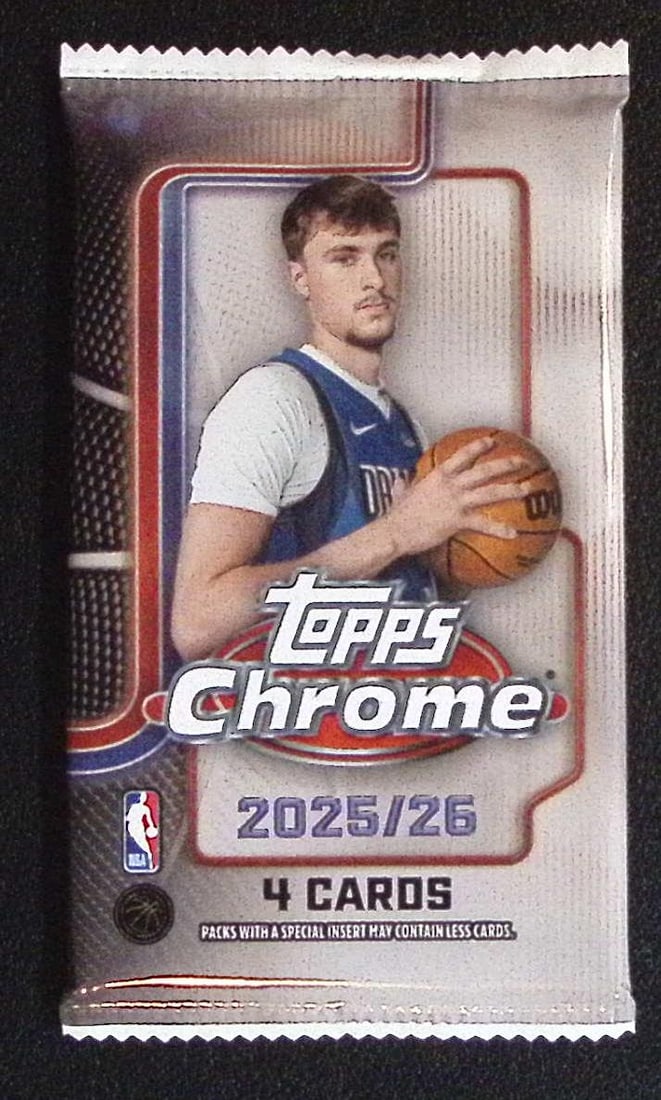 2025 Topps Chrome Basketball BLASTER BOX PACK - Cooper Flagg Rookie Card (1 of 1)