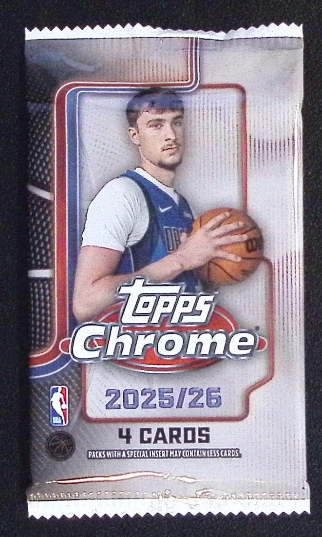 2025 Topps Chrome Basketball BLASTER BOX PACK - Cooper Flagg Rookie Card (1 of 1)
