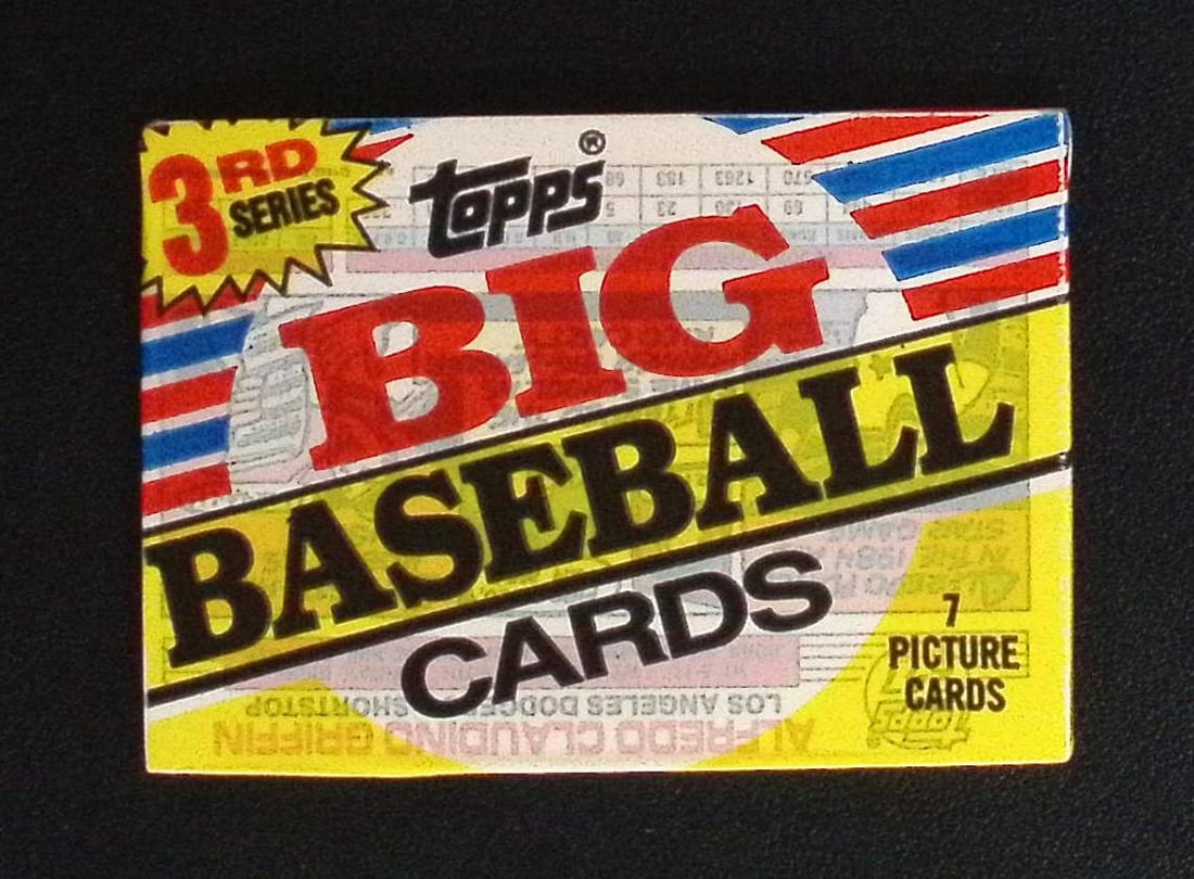 1988 Topps Vintage Big Baseball Cards Series 3 Retail Wax Pack, Sports Cards (1 of 1)