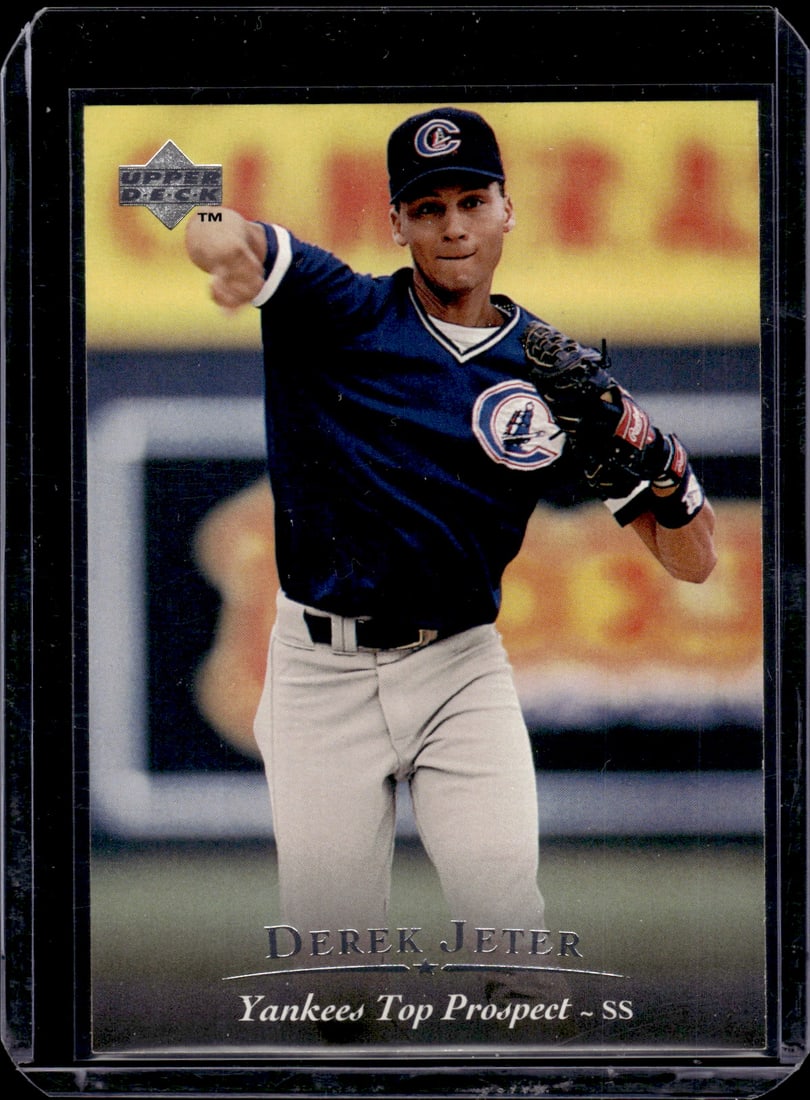Derek Jeter Top Prospect 1994 Upper Deck #1 New York Yankees: Upper Deck Baseball MLB Trading & Sports Cards, Old Sports Cards for Sale Near Me, Auction Memorabilia Lots for Sale On Line, World Series & Hall of Fame Players