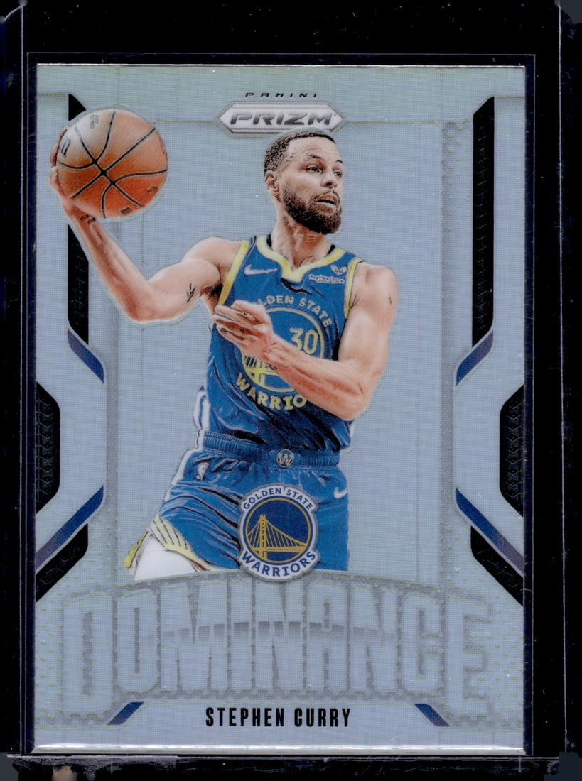 Stephen Curry Dominance Silver Prizm 2024-25 Panini Prizm #21 Golden State Warriors: Panini Select, Prizm, Mosaic, Contenders, Revolution, Phoenix, NBA Hoops, Rookie NFL Sports Trading Cards, Silver, SP, SSP, Wave Prizms, Numbered Cards, Basketball sports Cards for Sale Near Me, NBA C