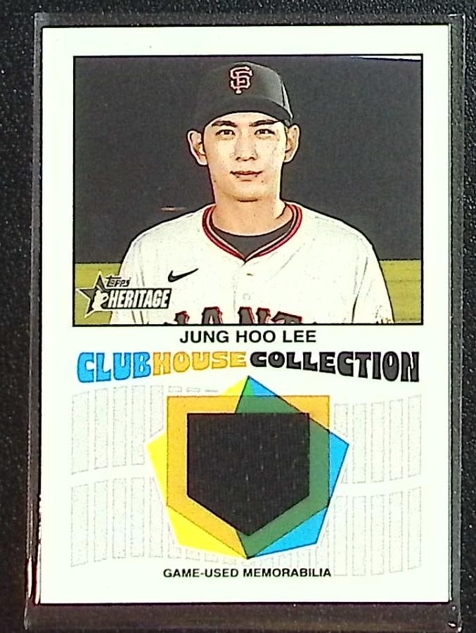Jung Hoo Lee Game Used Patch 2026 Topps Heritage #CCR-JL San Francisco Giants: Topps Baseball MLB Trading & Sports Cards, Sports Cards for Sale Near Me, World Series & Hall of Fame Players Memorabilia, Refractors, X-Fractors, Numbered, SP, SSP, Valuable Auction Memorabilia Lots 