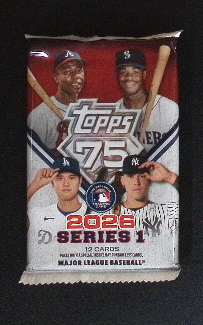 2026 Topps Series 1 Baseball 75th Anniversary BLASTER BOX PACK (1 of 1)