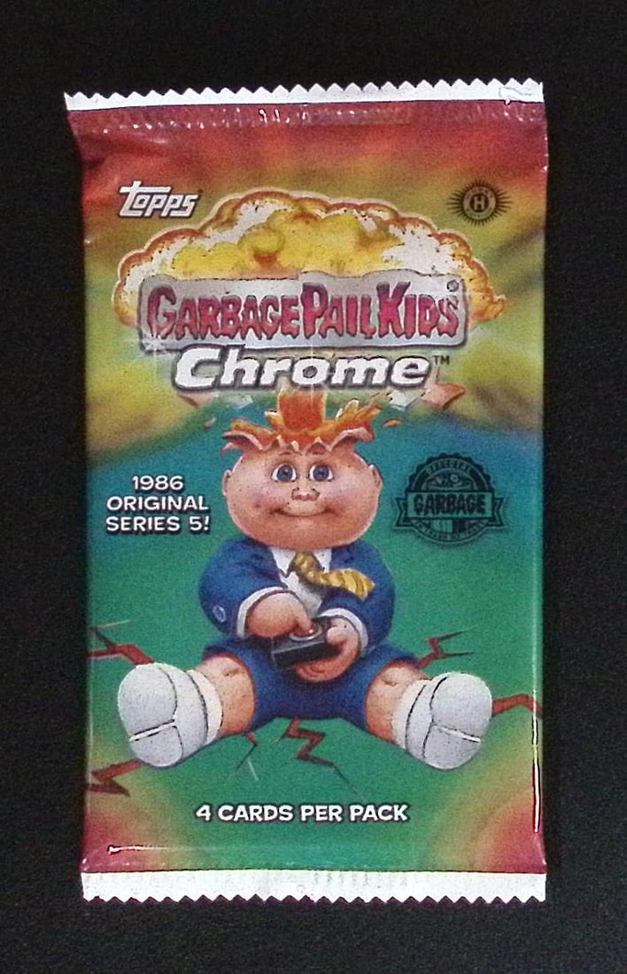 2022 Gargage Pail Kids Chrome Hobby Box Pack 1986 Origianal Series 5! Trading Cards (1 of 1)