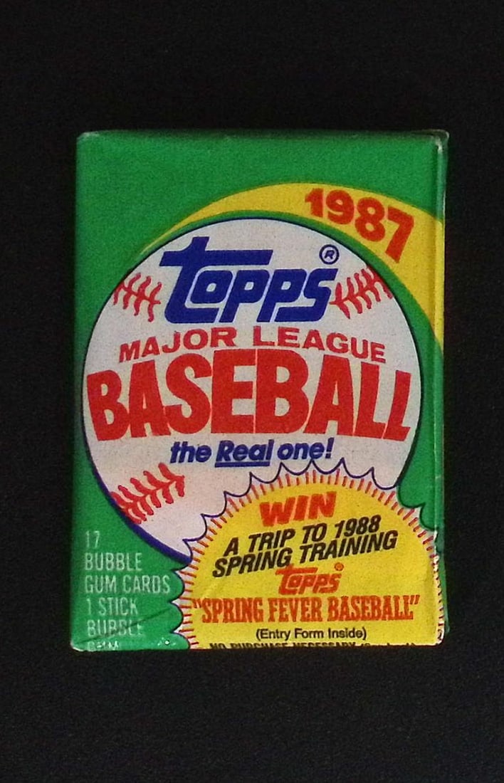 1987 Topps Series 1 Vintage Baseball Cards Retail Box Wax Pack Sports Card: Topps Vintage Rookie Baseball MLB Trading & Sports Cards, Old Baseball and Sports Cards For Sale Near Me, World Series Players, Hall of Fame Stars, Nolan Ryan & Mark McGwire Record Breaker, Don Mattin