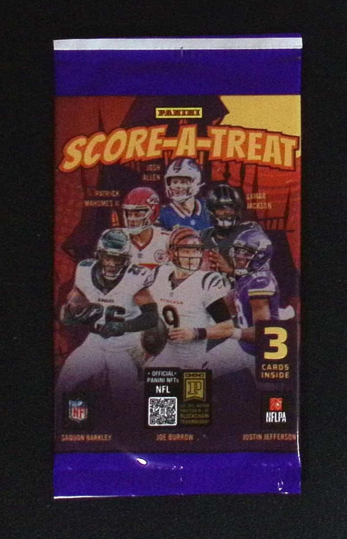 2025 Panini Score A Treat Football Cards Retail Pack, Sports Cards Cam Ward, Travis Hunter, Shedeur (1 of 1)