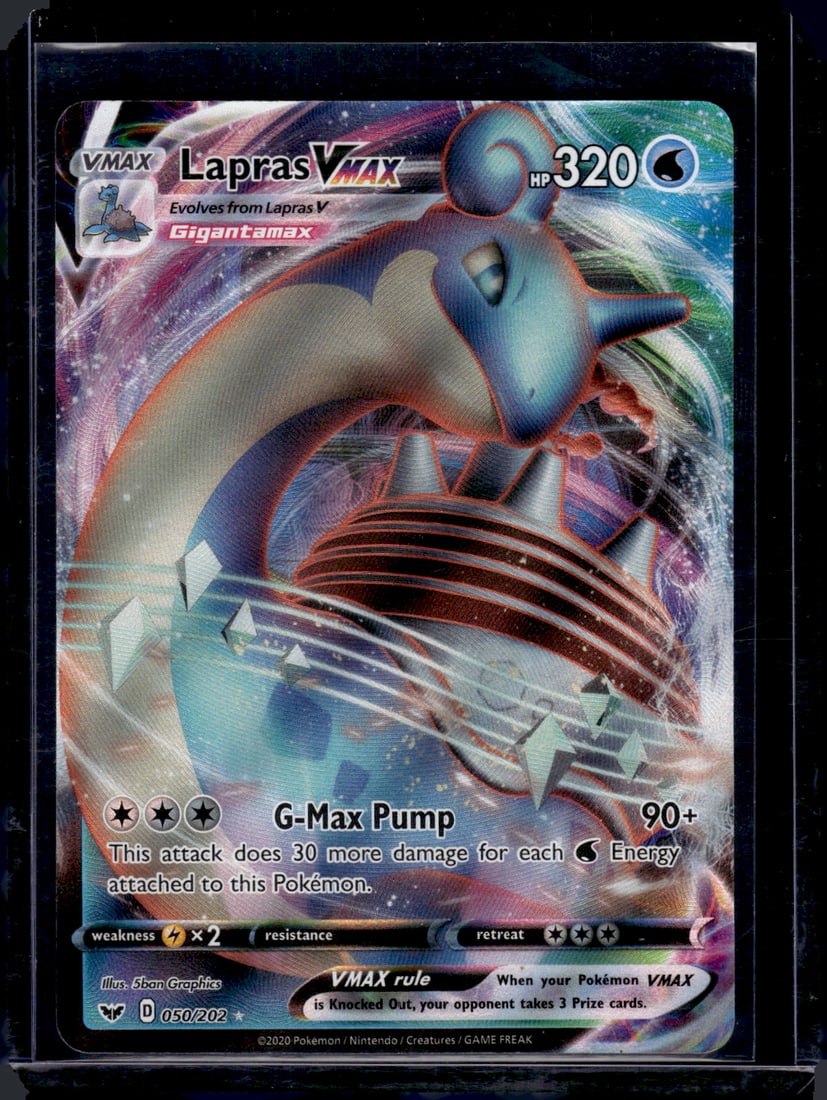Pokemon Sworrd & Shield Lapras VMax Full Art #50 (1 of 2)