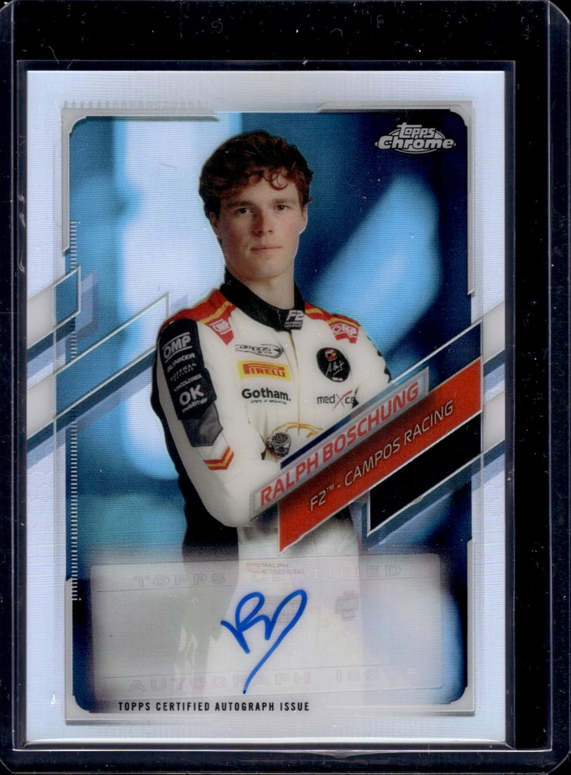 Ralph Boschung Refractor Auto /401 2021 Topps Chrome Formula 1 #CA-RB: Topps Chrome Formula 1 Auto Racing Trading & Sports Cards, Sports Cards for Sale Near Me, Valuable Memorabilia Auction Lots Sold On Line, SP, SSP