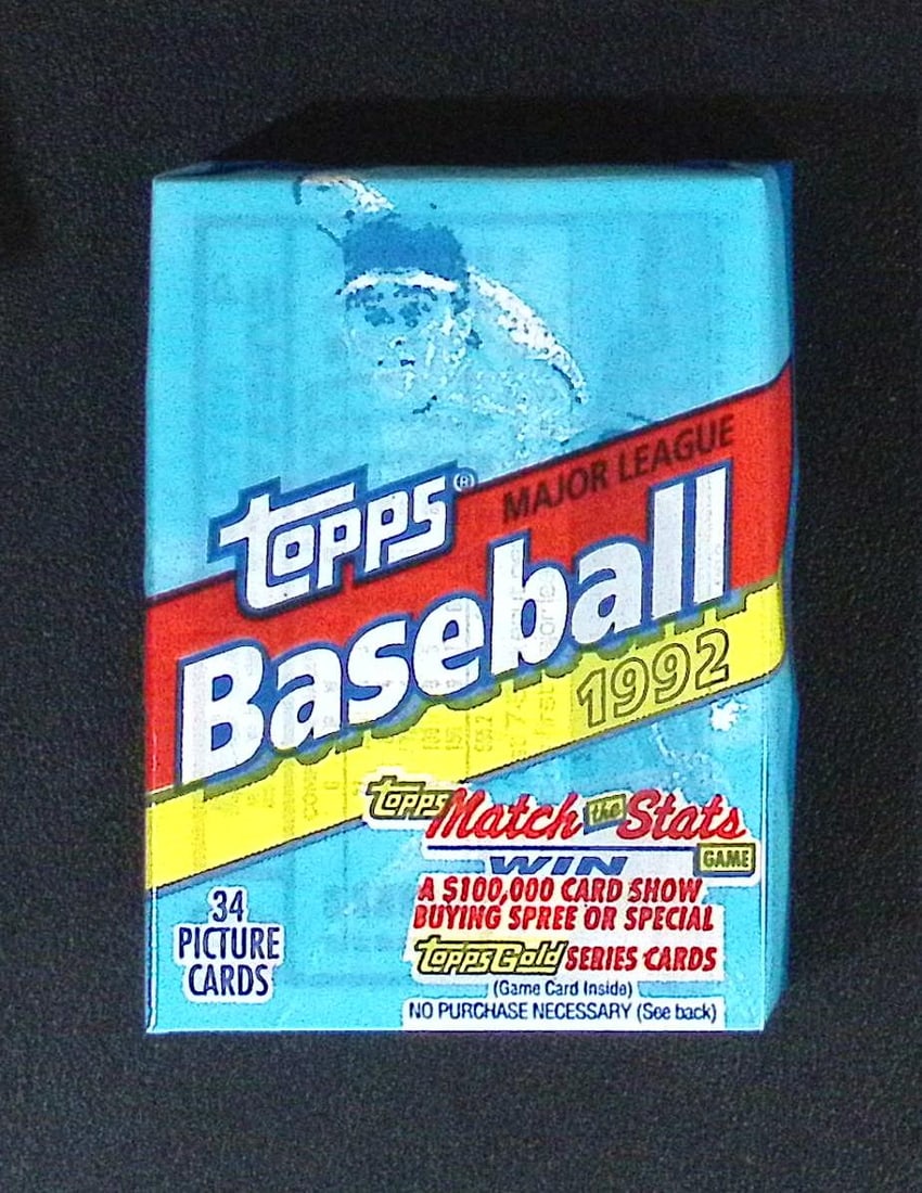 1992 Topps Vintage Series 1 Baseball Cards CELLO RETAIL BOX FAT PACK, Sports Cards Rookie Cards (1 of 1)