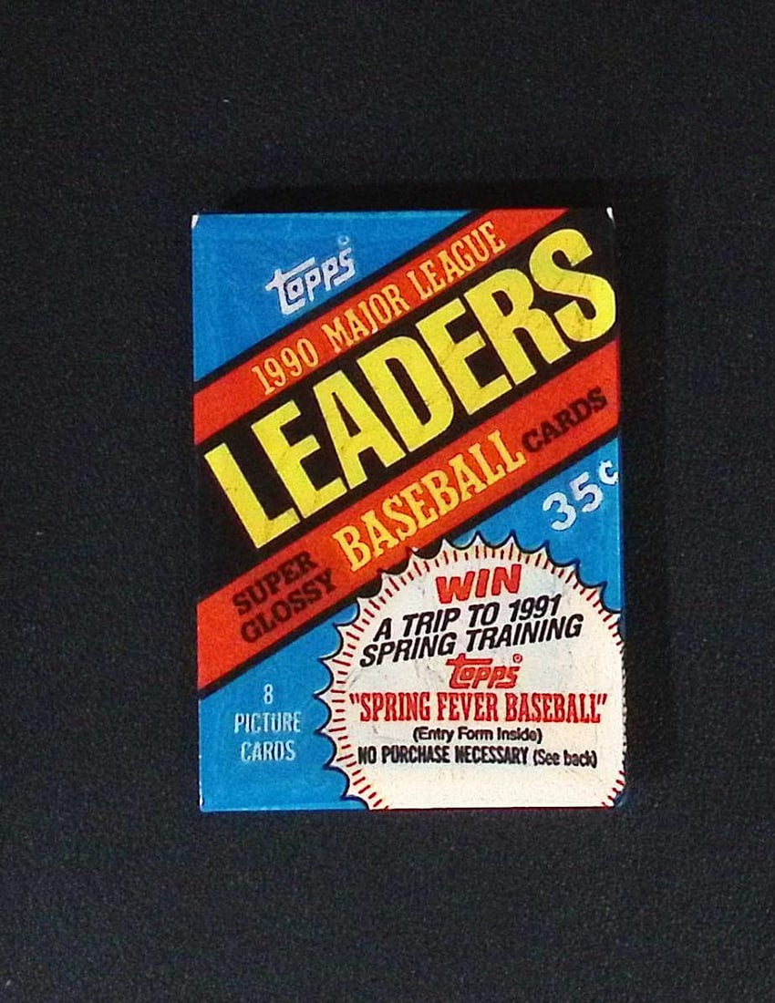1990 Topps Major League Leaders Super Glossy Vintage Baseball Cards Retail Box Wax Pack Mini Cards: Topps Vintage Baseball Rookie MLB Trading & Sports Cards, Gary Carter, Nolan Ryan, Orel Hersheiser, Don Mattingly, Mike Schmidt Philadelphia Phillies, Old Baseball Cards for Sale Near Me, World Series